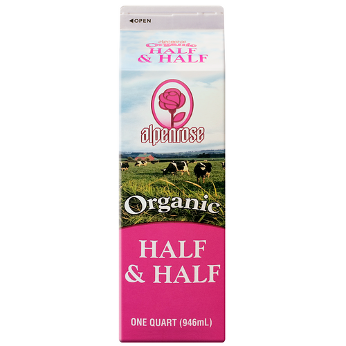 Organic Half & Half Milk Organic Half & Half Milk