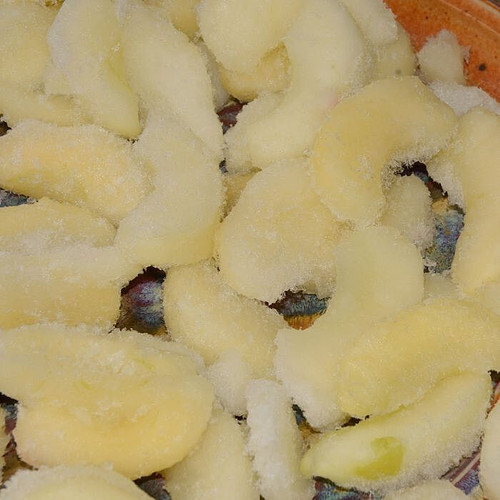 Frozen Sliced Granny Smith Apple
