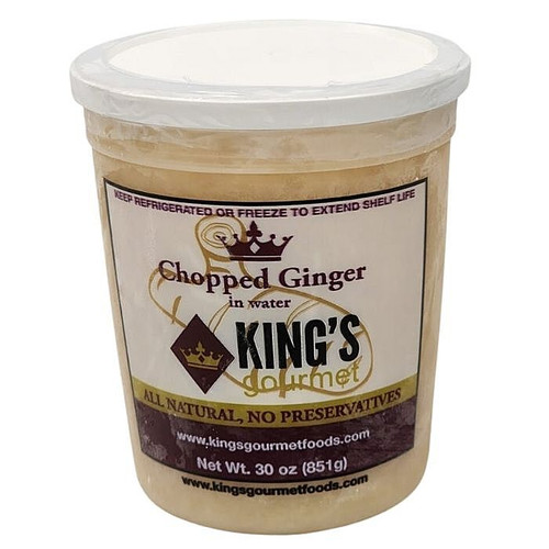 Frozen Chopped Ginger in Water
