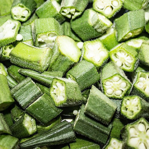 Frozen cut Okra