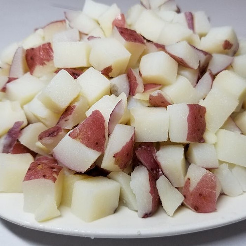 1/2" Diced Cooked Red Potato
