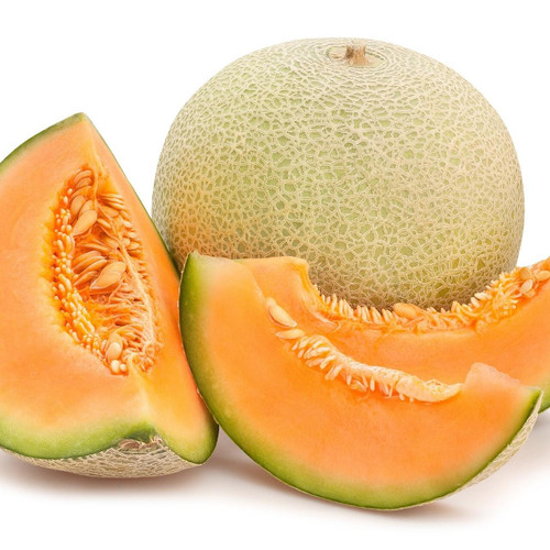 Half Cantaloupe Melon