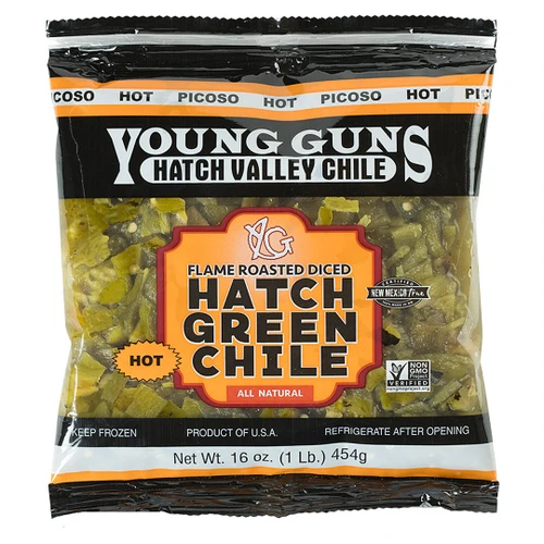 Frozen Diced Hot Hatch Chile Pepper