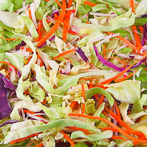 Shredded Green Cabbage with Color