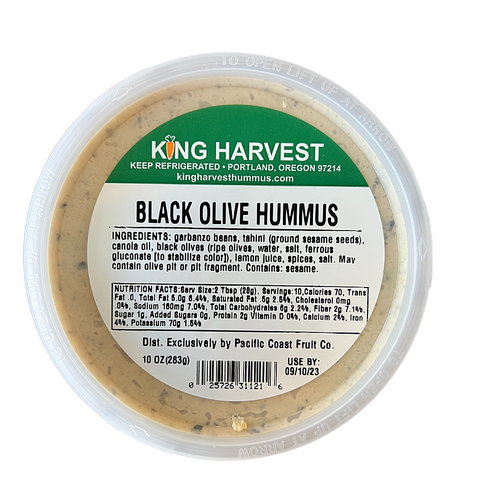 King Harvest Black Olive Hummus