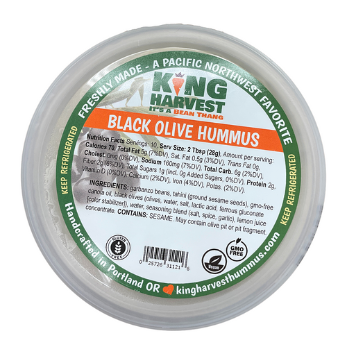 King Harvest Black Olive Hummus