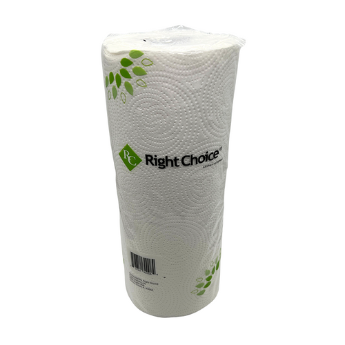 Kitchen Towel Roll White 2Ply 11"x7.8"