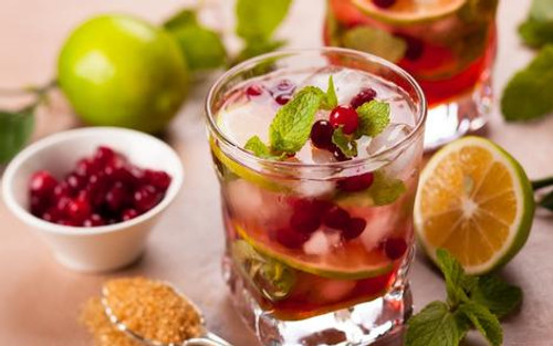 Cranberry Key Lime Mojito