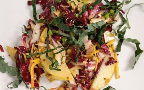 Golden Pear and Radicchio Salad