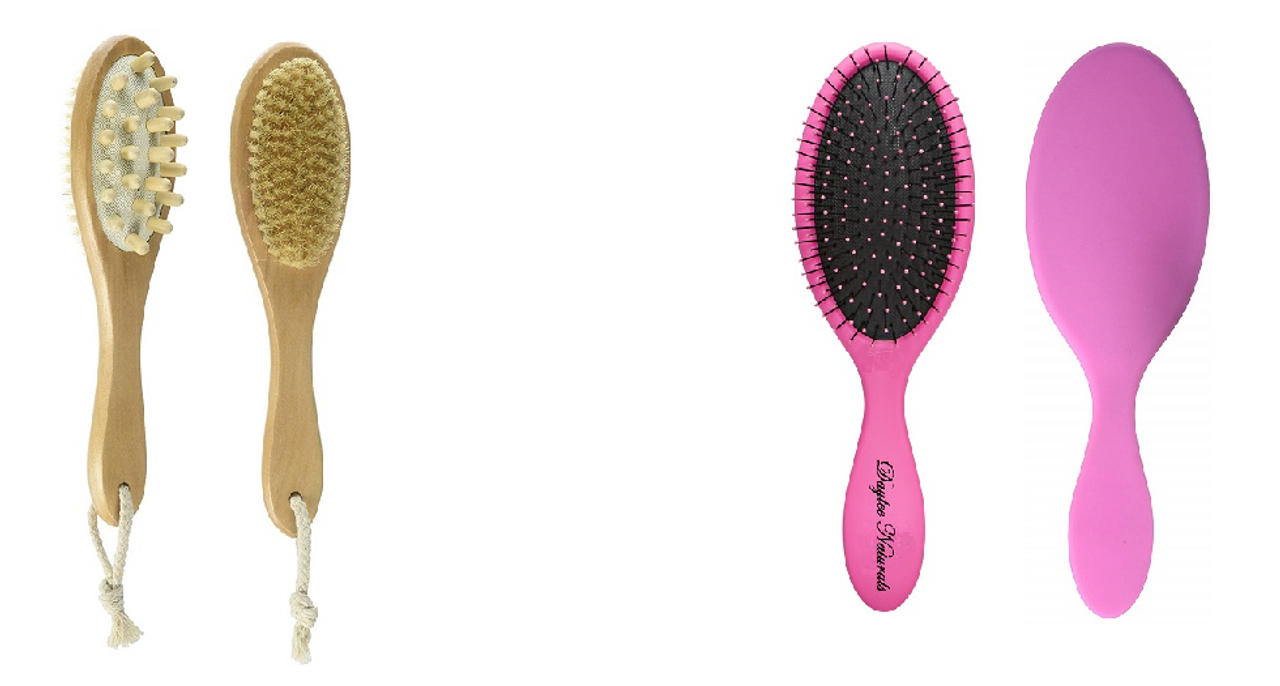 Daylee Naturals Massage Brush and Hair Brush for Wet Hair