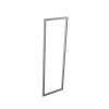 MF62 Straight Frame Wall, Anodized, Welded — 496×2976mm