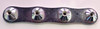 MF62 I-Shape Connector Plate, Steel Chrome Plated