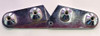 MF62 Adjustable Angle Connector, Steel Chrome Plated