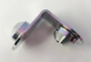 MF62 90° Corner Connector Type B (FB Style), Steel Chrome Plated