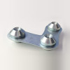 MF62 Ultra-Thin Small L-Connector Plate (Inline)
