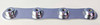 MF62 I-Shape Connector Plate (Inline), Steel Chrome Plated