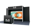 MF62 10×15 ft Island Booth Kit – Design 1