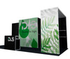 MF62 10×20 ft Island Booth Kit – Design 1