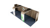 MF62 10×30 ft Island Booth Kit – Design 2