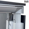 Tool-free assembly diagram for SEG light box storage counter 3.3‘x3.3’ PL120-02A