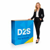 Velcro Pop Up Fabric Display Counter 3.3ft x 3.3ft