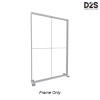 5ft x 8ft modular light box frame only with durable aluminum profile structure for SEG fabric backlit display