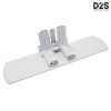 Heavy duty base foot support for 8ft x 8ft SEG light box frame providing stability for freestanding trade show backdrop displays