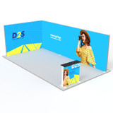 10ft x 20ft SEG Light Box Booths