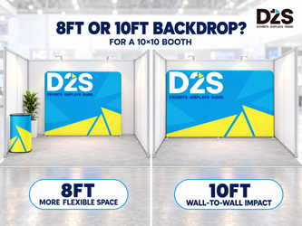 What Size Trade Show Backdrop Do You Need?
