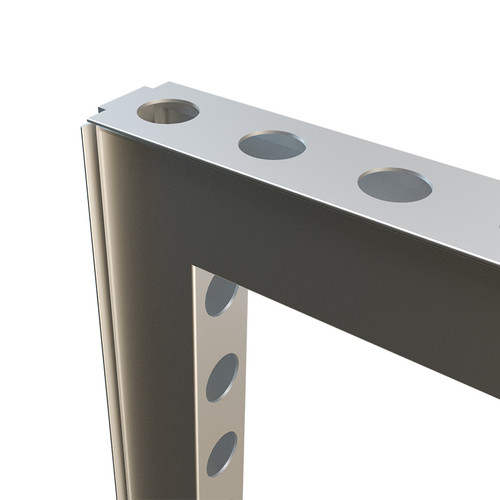 MF62 Straight Frame Wall, Anodized, Welded — 992×2418mm