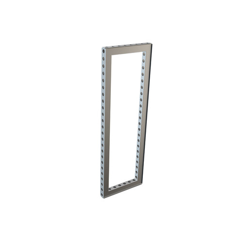 MF62 Type-A Straight Frame Wall (Inline), Anodized, Welded — 496×1488mm