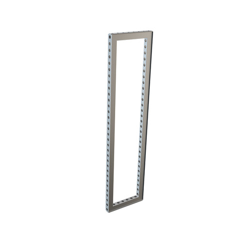 MF62 Type-A Straight Frame Wall (Inline), Anodized, Welded — 496×1984mm