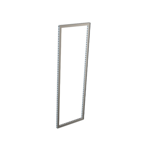 MF62 Type-A Straight Frame Wall (Inline), Anodized, Welded — 496×2976mm
