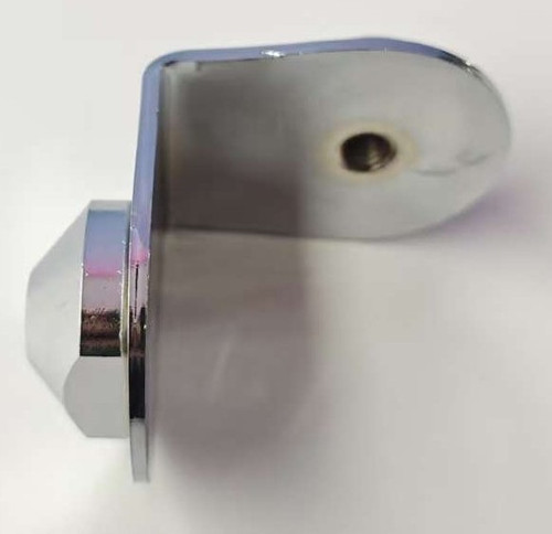 MF62 90° Corner Connector Type A (FA Style), Steel Chrome Plated