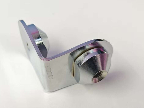 MF62 90° Corner Connector Type B (FB Style), Steel Chrome Plated