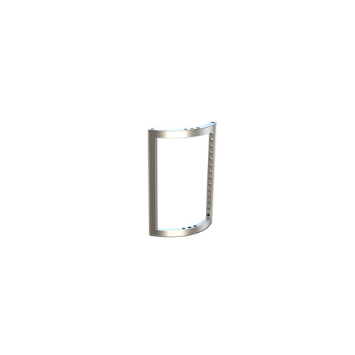 MF62 1/4 Curved Frame Wall, Anodized, Welded — φ992×992mm (4Y992)