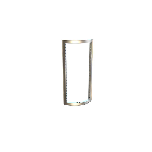 MF62 φ992×1488mm welded anodized aluminum 1/4 curved frame for 62mm modular frame system