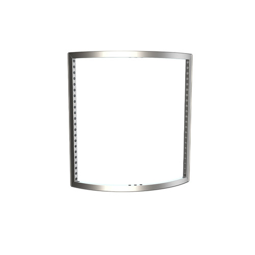 MF62 1/4 Curved Frame Wall, Anodized, Welded — φ1984×1488mm (4Y1984)