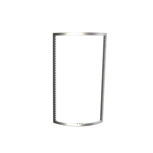 MF62 1/4 Curved Frame Wall, Anodized, Welded — φ1984×2418mm (4Y1984)