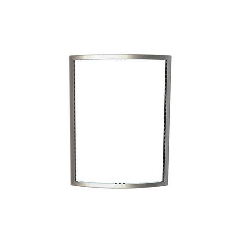 MF62 1/8 Curved Frame Wall, Anodized, Welded — φ3968×1984mm (8Y3968)