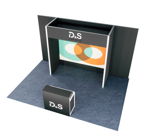 MF62 10×15 ft Island Booth Kit – Design 1