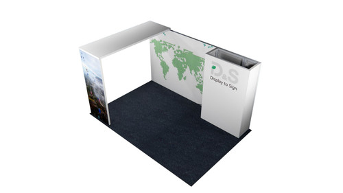 MF62 10×15 ft Island Booth Kit – Design 2