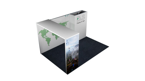 MF62 10×15 ft Island Booth Kit – Design 2