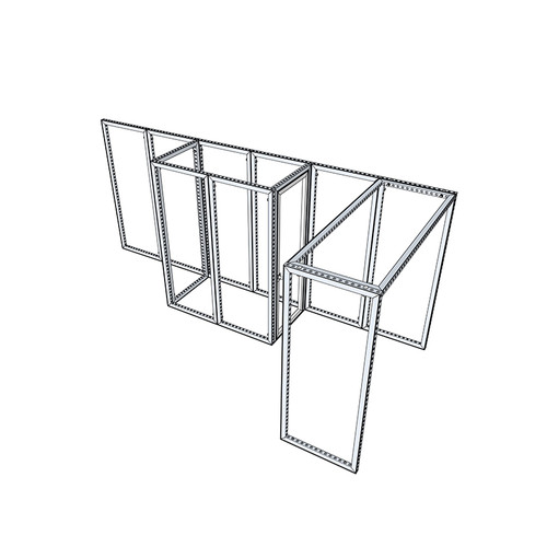 MF62 10×20 ft Island Booth Kit – Design 1