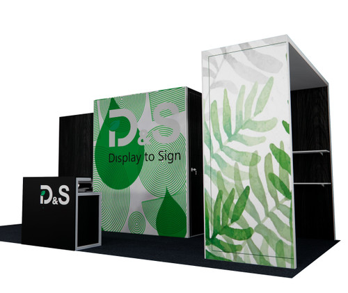 MF62 10×20 ft Island Booth Kit – Design 1