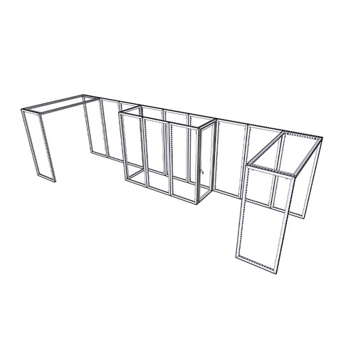 MF62 10×30 ft Island Booth Kit – Design 1
