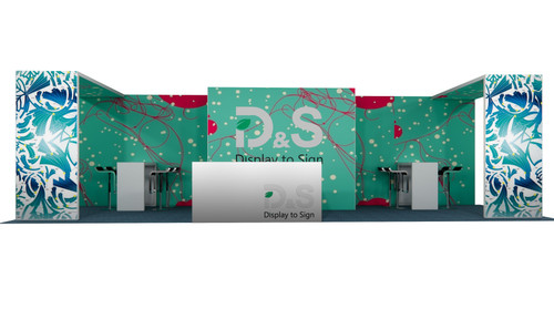 MF62 10×30 ft Island Booth Kit – Design 1