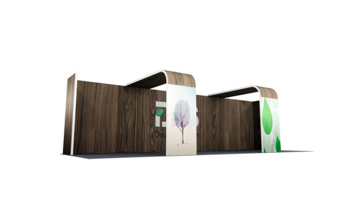 MF62 10×30 ft Island Booth Kit – Design 2