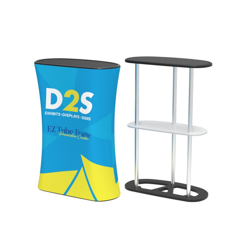 Round Tube Semicircle Promotion Counter
