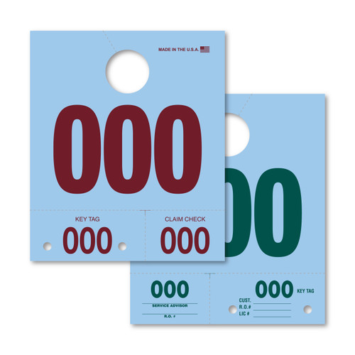 Colored Dispatch Numbers (set of 1,000) BLUE